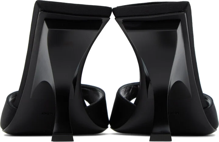 The Attico Black Ester Heels - Image 2