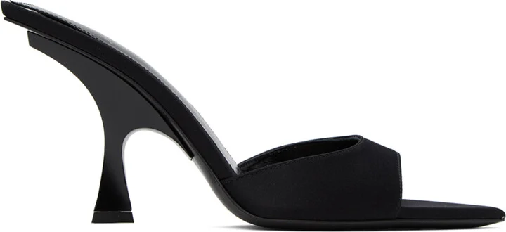 The Attico Black Ester Heels
