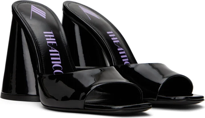 The Attico Black Luz Mules - Image 4