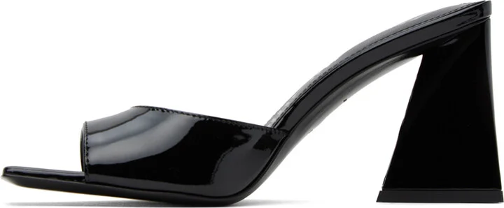The Attico Black Mini Devon Mules - Image 3