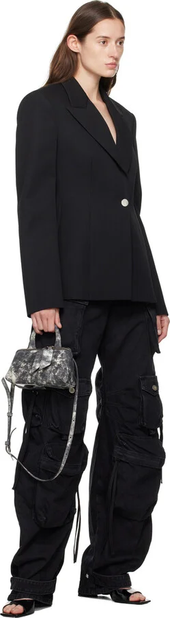 The Attico Black Mini Devon Mules - Image 5