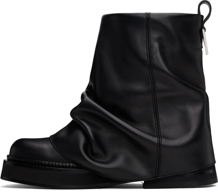 The Attico Black Mini Robin Combat Boots - Image 3