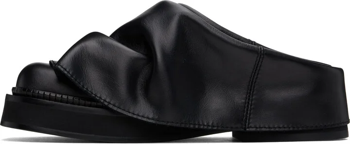 The Attico Black Mini Robin Sabot Slip-on Loafers - Image 3