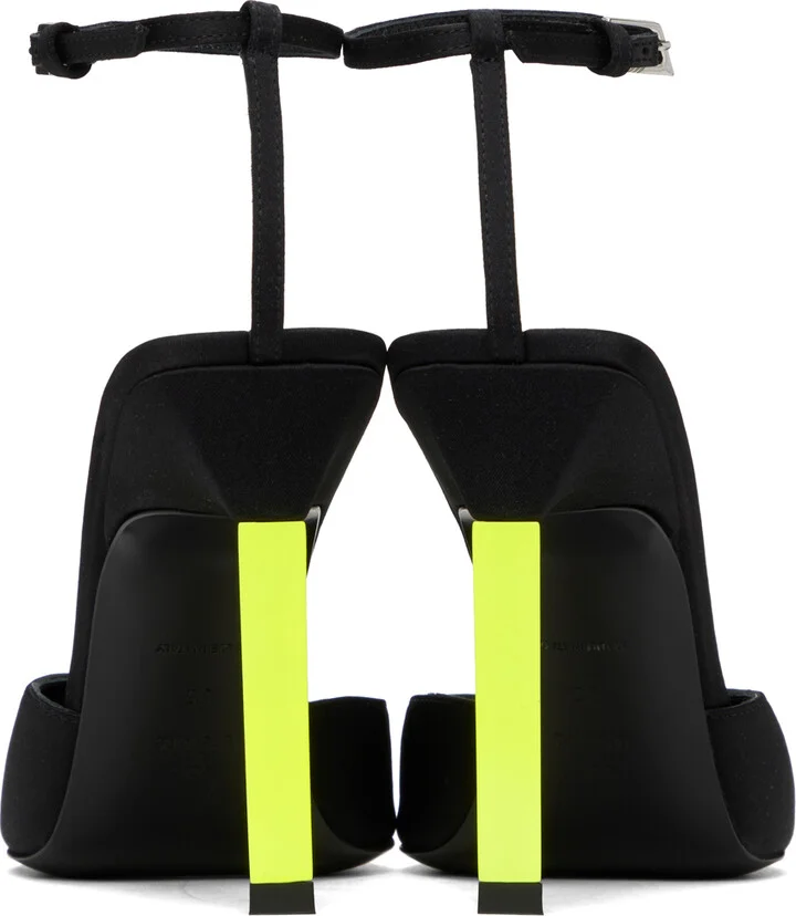 The Attico Black Perine Slingback Heels - Image 2