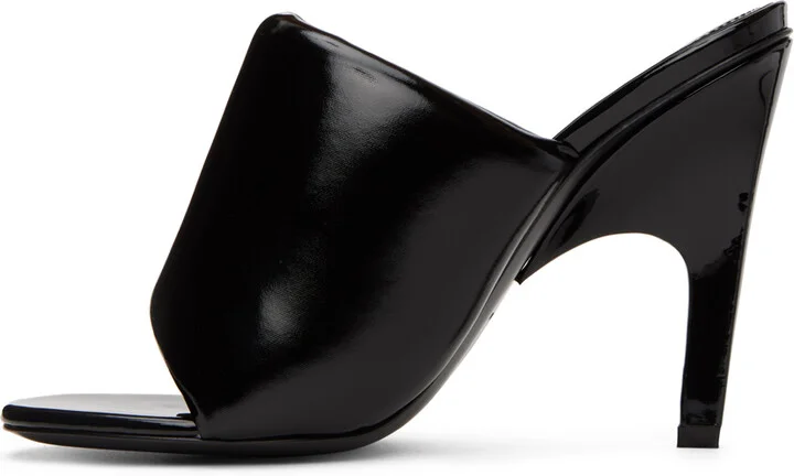 The Attico Black Rem Heeled Sandals - Image 3