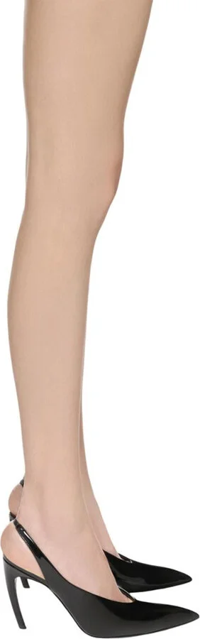 The Attico Black "Viper" Slingback - Image 3