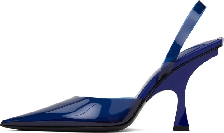 The Attico Blue Ester Heels - Image 3