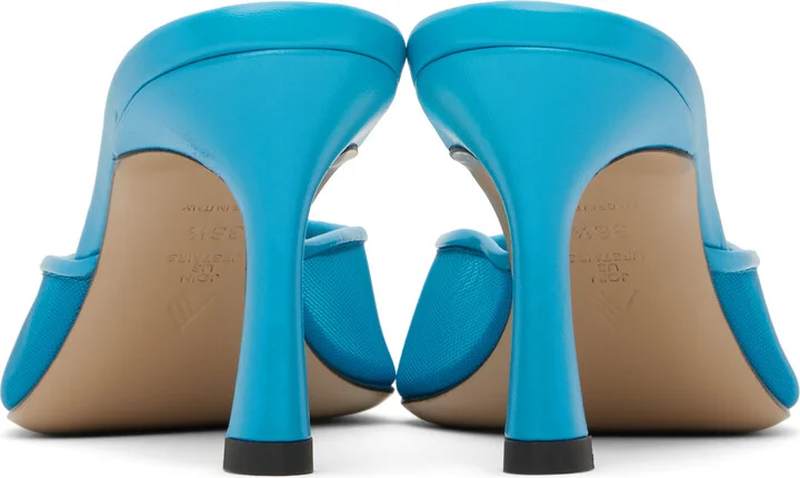The Attico Blue Juno Mules - Image 2