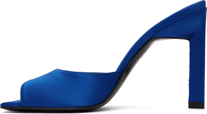 The Attico Blue Kaia Heeled Sandals - Image 3