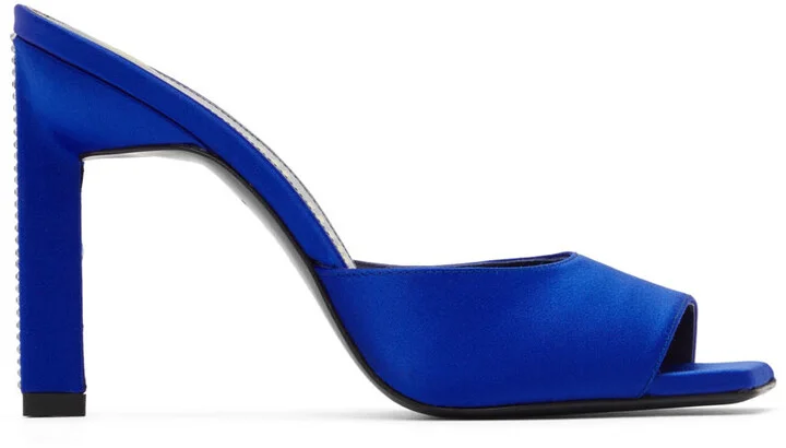 The Attico Blue Kaia Heeled Sandals