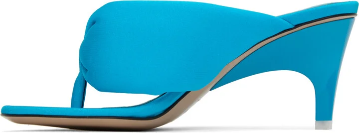 The Attico Blue Rem Heeled Sandals - Image 3
