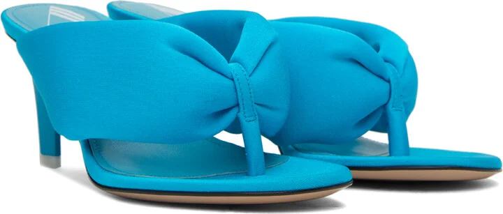 The Attico Blue Rem Heeled Sandals - Image 4