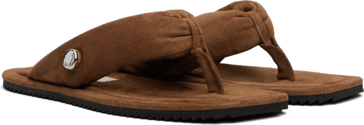 The Attico Brown Indie Flip-Flops - Image 4