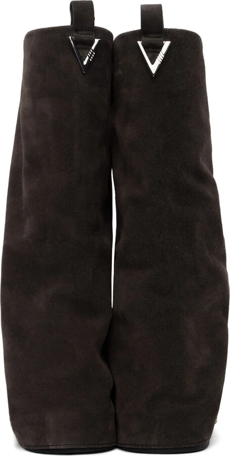 The Attico Brown Robin Tall Boots - Image 2