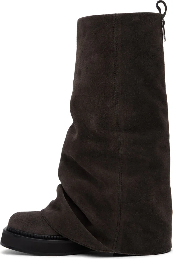 The Attico Brown Robin Tall Boots - Image 3