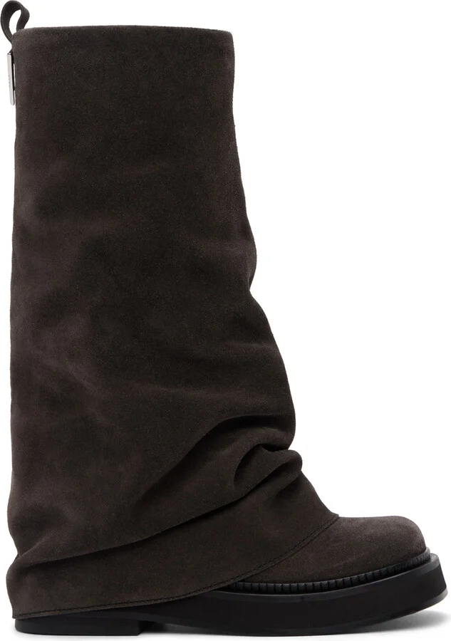The Attico Brown Robin Tall Boots