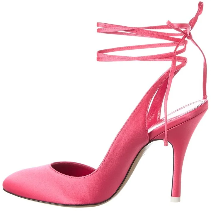 The Attico Carrie Satin Pump - Image 2