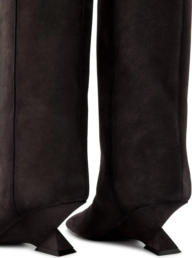 The Attico Cheope 60 Suede Knee-high Boots - Image 3