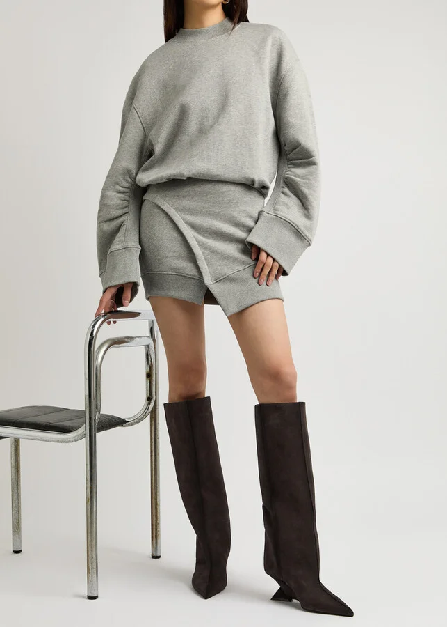 The Attico Cheope 60 Suede Knee-high Boots - Image 5