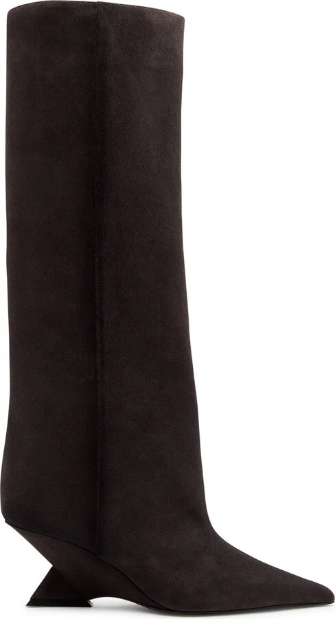 The Attico Cheope 60 Suede Knee-high Boots