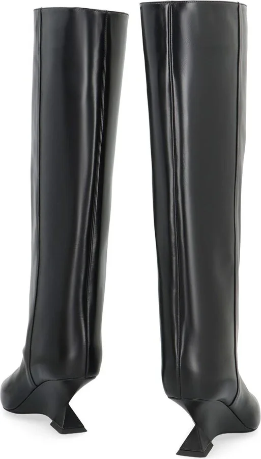 The Attico Cheope Leather Boots - Image 4