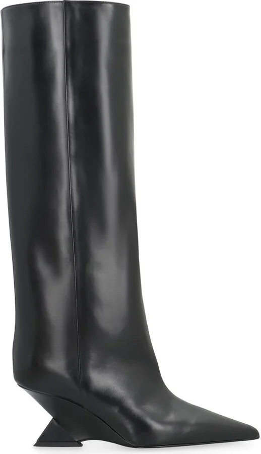 The Attico Cheope Leather Boots