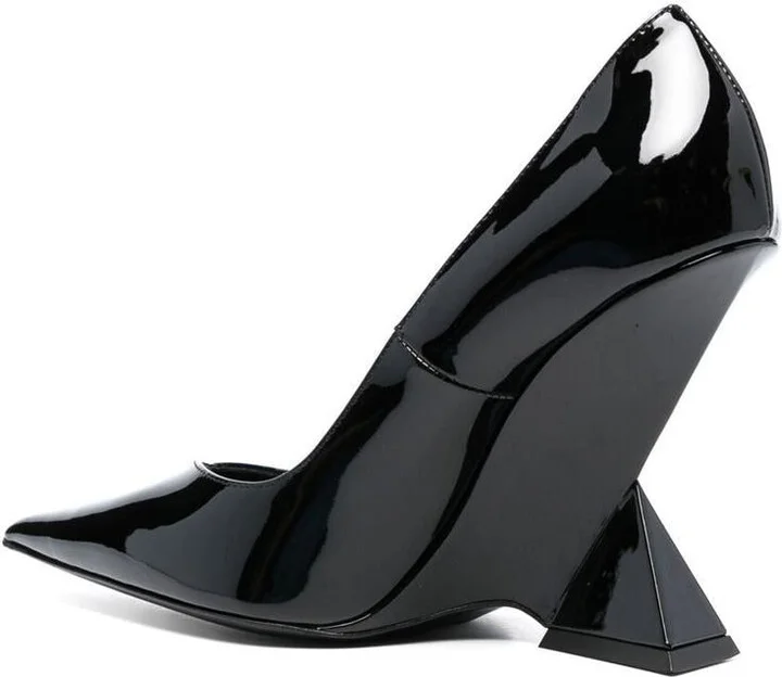 The Attico Cheope Patent Nappa Pump 105Mm Shoes - Image 3