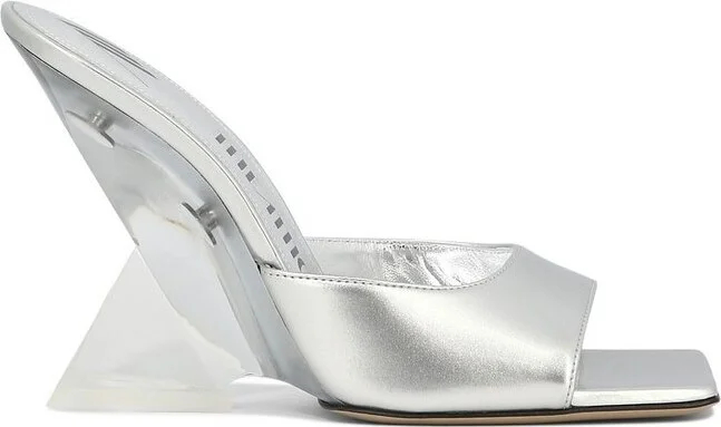 The Attico Cheope Sequin Embellished Mules