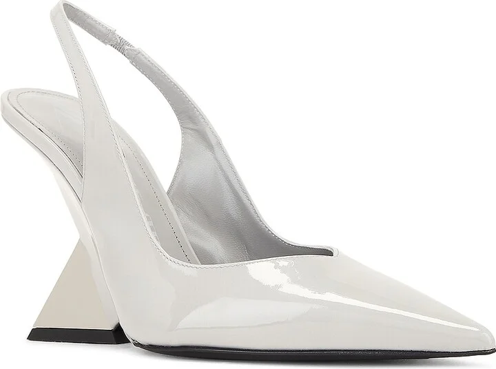 THE ATTICO Cheope Slingback Pump in Grey - Image 2