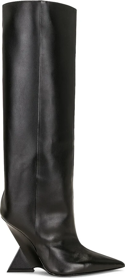 THE ATTICO Cheope Tube Boot in Black