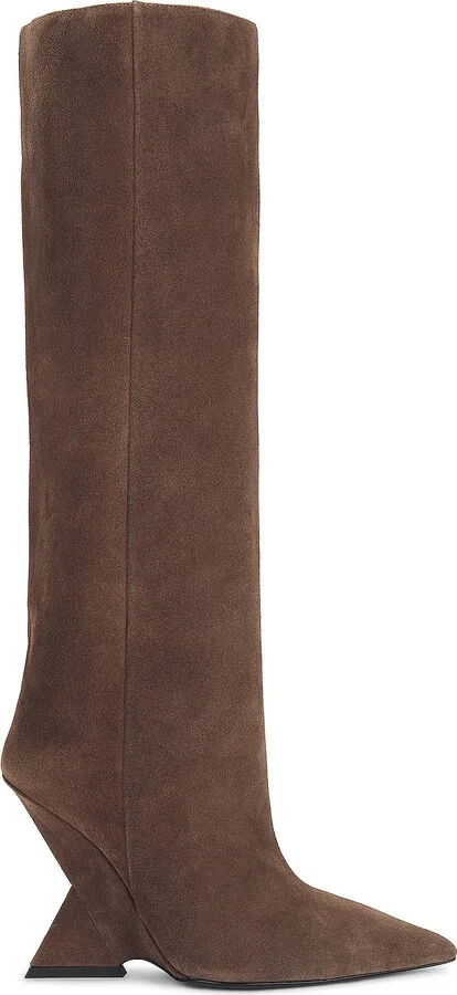 THE ATTICO Cheope Tube Boot in Taupe