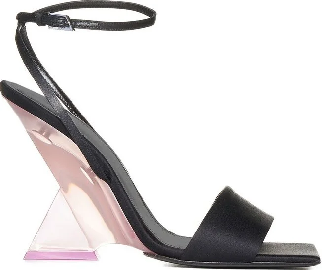 The Attico Cheope Two-Tone Heeled Sandals