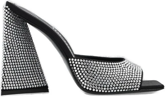 The Attico Devon Embellished Slip-On Mules