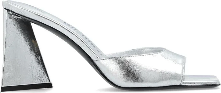 The Attico Devon Mini Leather Mules