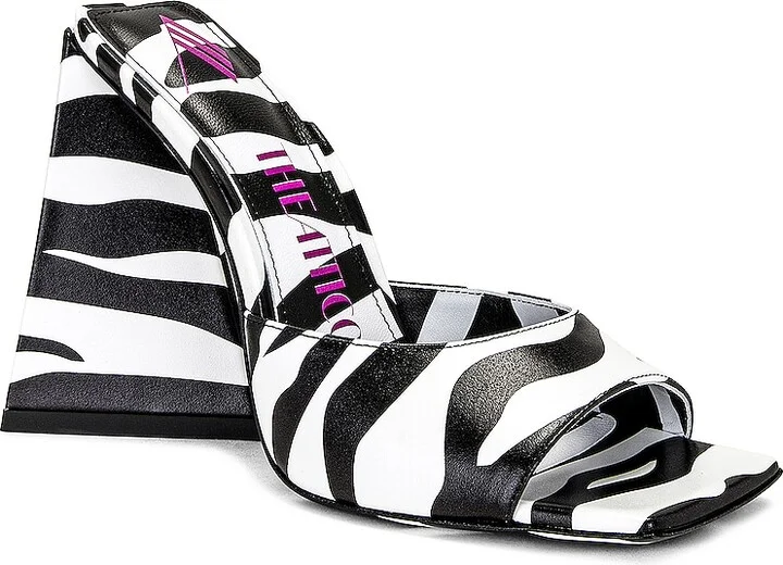 THE ATTICO Devon Mule in White,Black - Image 2