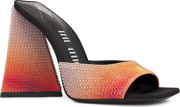 THE ATTICO Devon Mule Sandal in Orange - Image 2