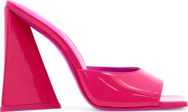 The Attico Devon Square-Toe Heeled Mules