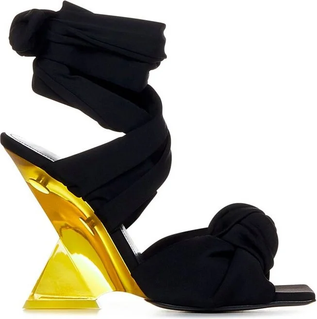 The Attico Duse Wrapped Detailed Sandals