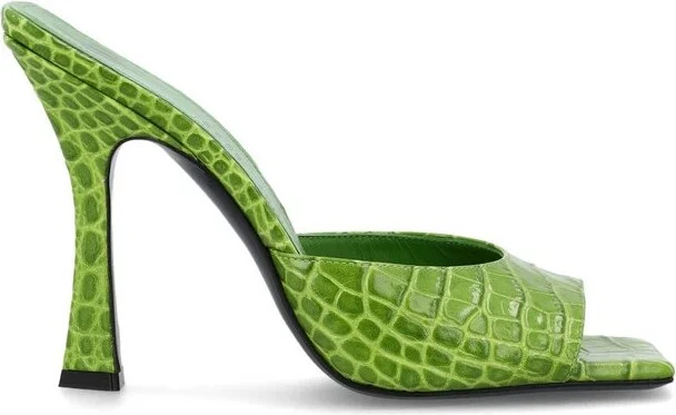 The Attico Embossed High-Heeled Sandals
