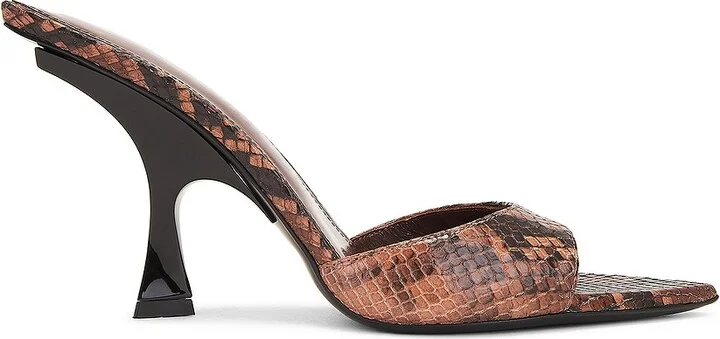 THE ATTICO Ester Mule Sandal in Brown