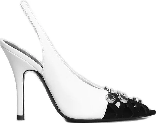 The Attico Fiona Slingback Pumps