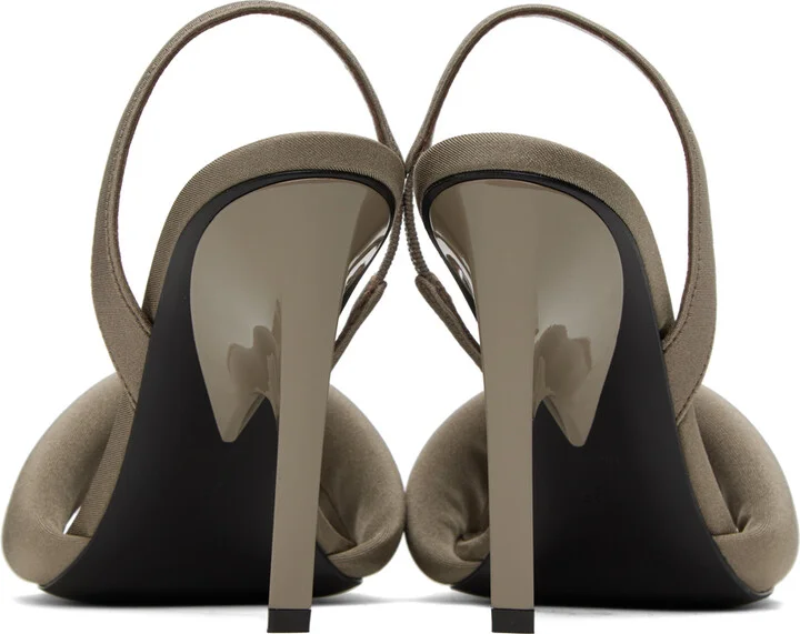 The Attico Gray Rem Heeled Sandals - Image 2