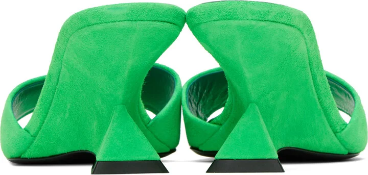 The Attico Green Cheope Mules - Image 2