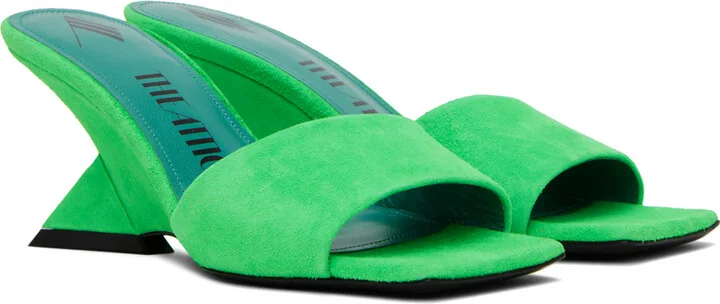 The Attico Green Cheope Mules - Image 4