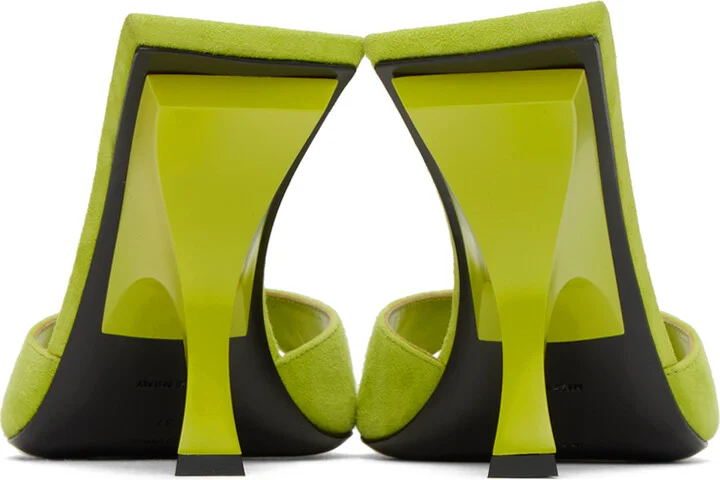 The Attico Green Ester Mules - Image 2