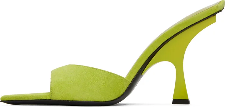 The Attico Green Ester Mules - Image 3
