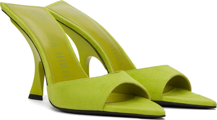 The Attico Green Ester Mules - Image 4