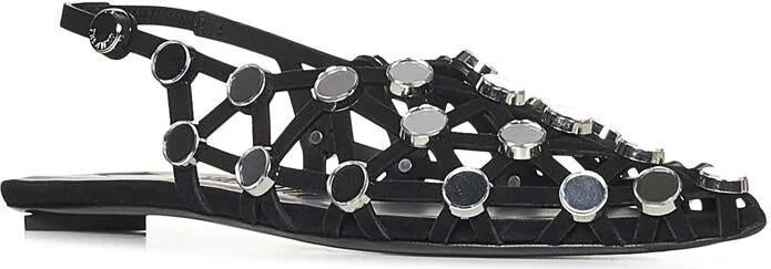 The Attico "Grid" Ballet Shoes - Image 2