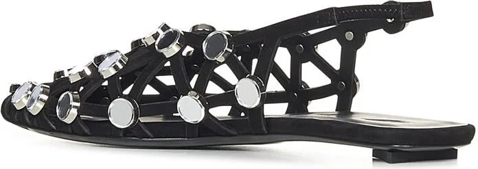 The Attico "Grid" Ballet Shoes - Image 3