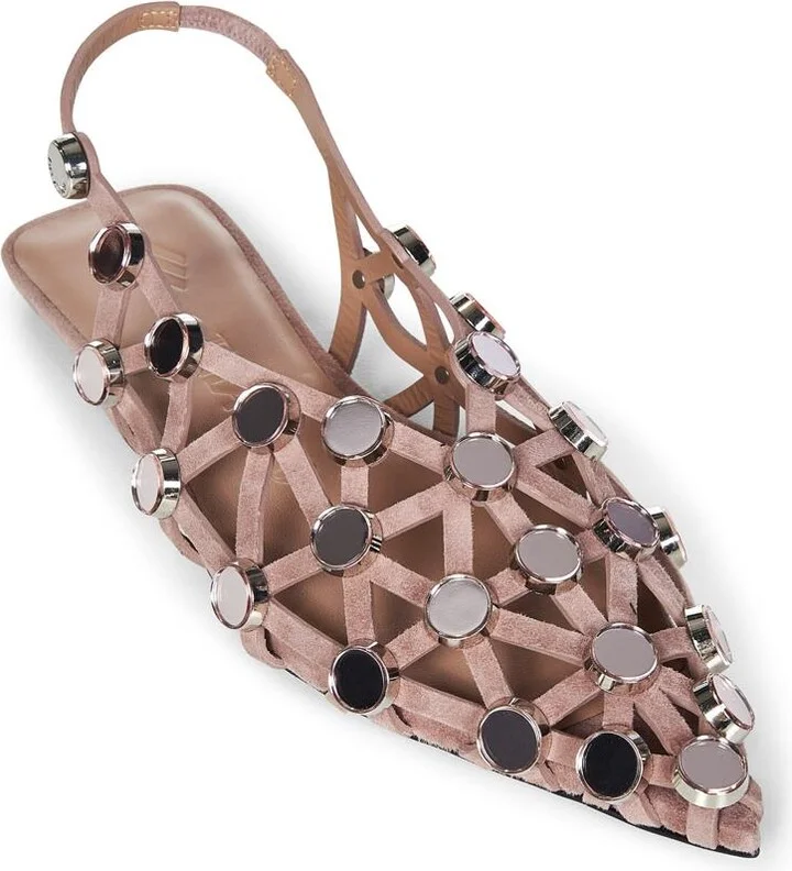 The Attico "Grid" Ballet Shoes - Image 4